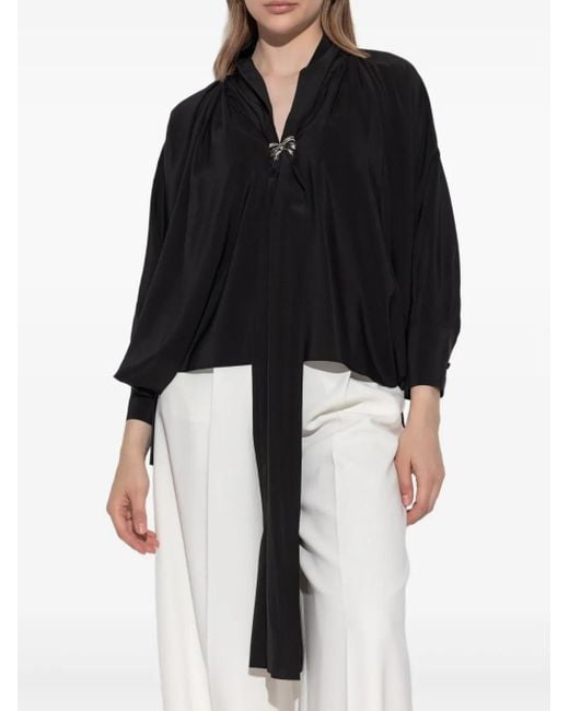 Max Mara Black Blouses