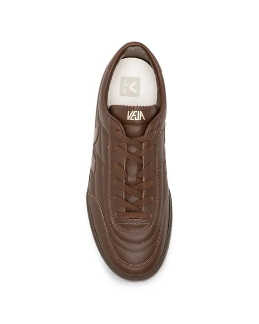 Veja Brown Panenka Signature Quilted Sneakers