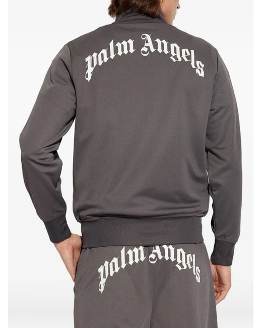 Palm Angels Gray Zip-Throughs for men