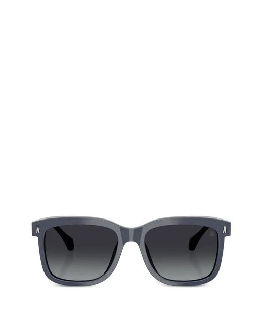 Moncler Gray Valaire Square-Frame Sunglasses