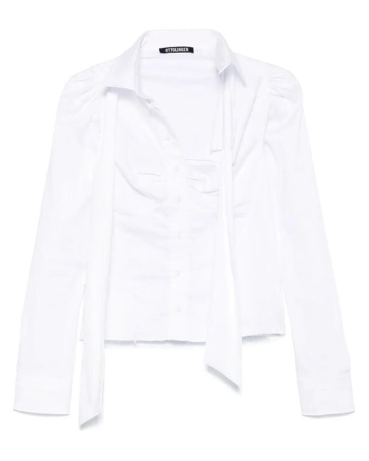 OTTOLINGER White Deconstructed Shirt