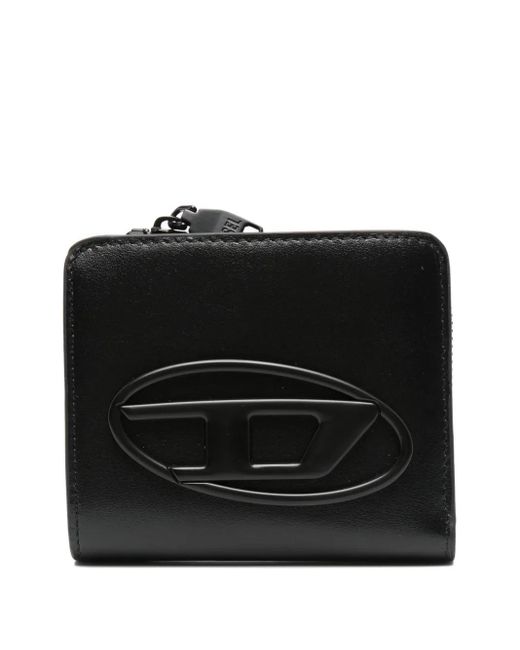 Portefeuille Zippé Holi-D À Plaque Logo DIESEL pour homme en coloris Black