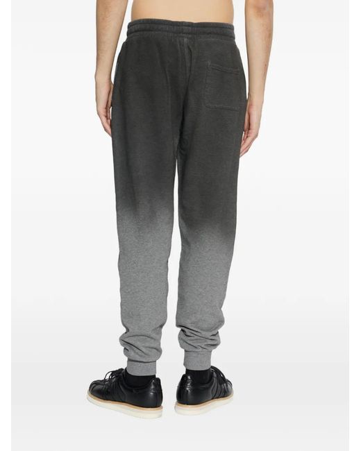 Moschino Black Pantalon De Jogging À Logo Et Effet Dégradé for men
