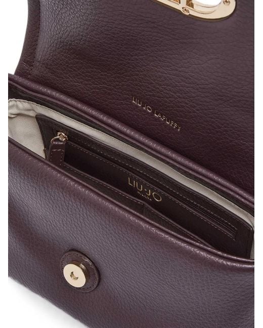 Liu Jo Purple Medium Lapuffy Bag