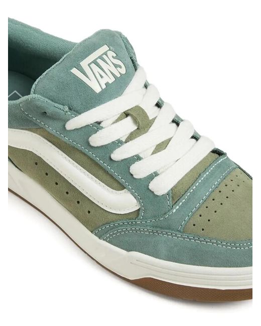 Vans Green Hylane Suede Panelled Sneakers for men