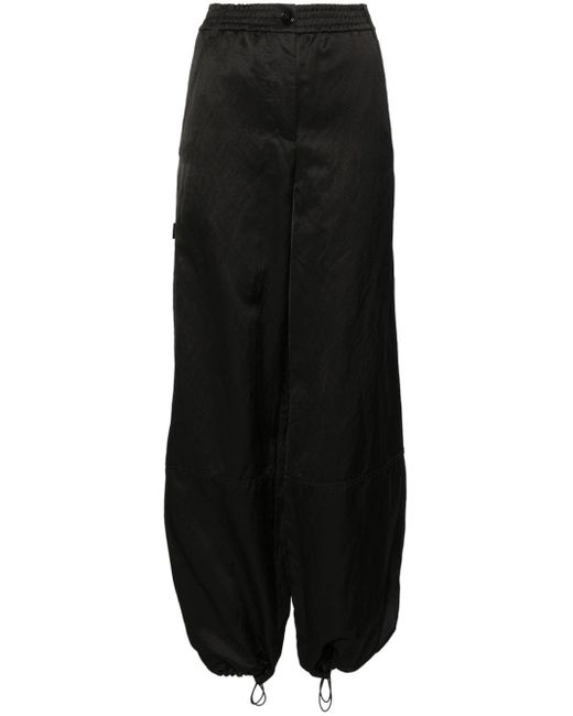 Dorothee Schumacher Slouchy Coolness Tapered Trousers Black