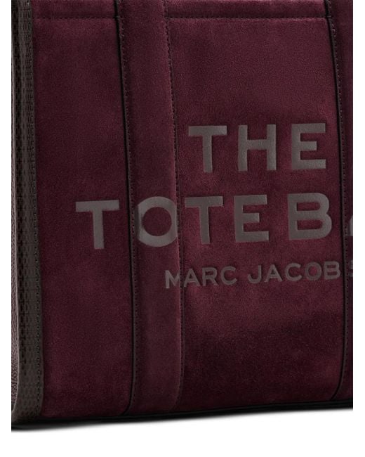 Marc Jacobs Purple Mittelgroße Tote Bag aus Wildleder