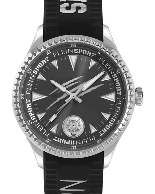 Philipp Plein Black Lineman 45Mm for men