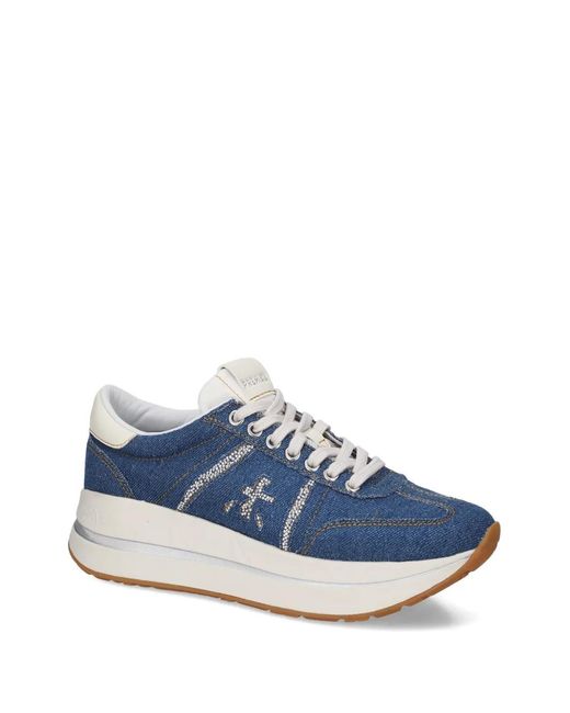 Premiata Blue Bethcoin Sneakers