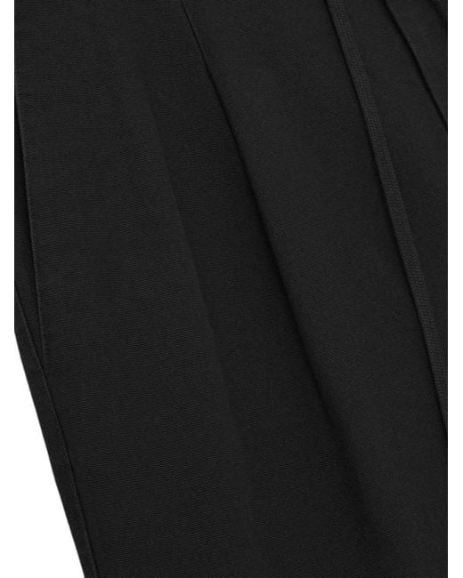 Fear Of God Black Drawstring Pleated Trousers for men