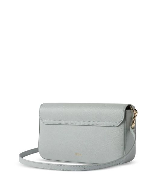 Furla Gray Iride Crossbody Bag