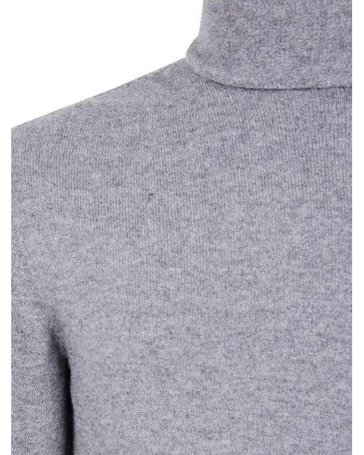 MD75 Blue Roll-Neck Top for men