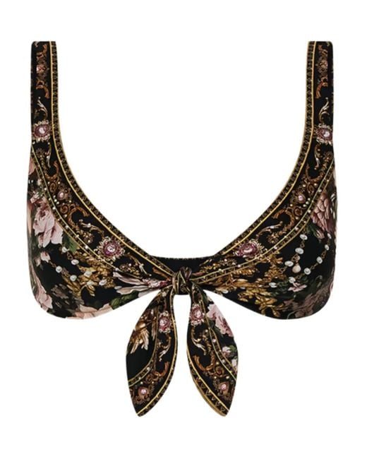 Camilla Black Dynasty Daze Bikini Top