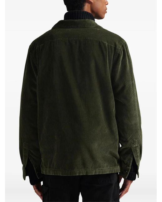 Polo Ralph Lauren Green Corduroy Long-Sleeve Shirt for men