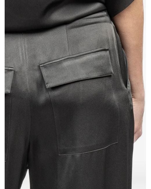 LAPOINTE Black Pleated Relaxed Trousers