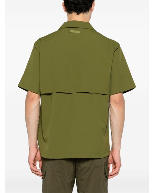 The North Face Green First Trail Logo-print Shirt for men