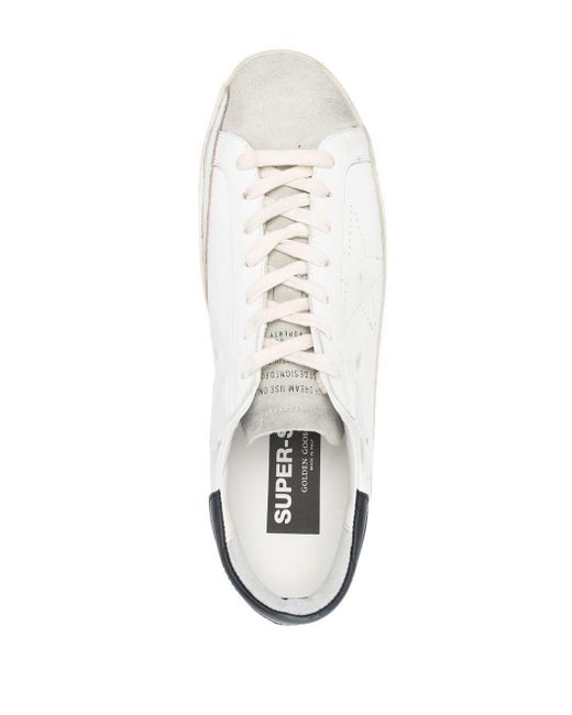 Golden Goose Deluxe Brand Super-star Low-top Sneakers in het White voor heren