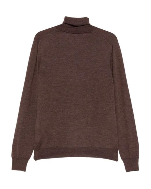 Tagliatore Brown Turtleneck for men
