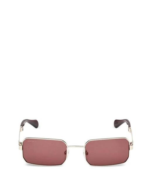 MAX&Co. Pink Rectangle-Frame Sunglasses