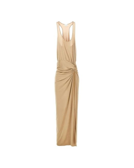 ANDAMANE White Knot-Detail Racerback Dress