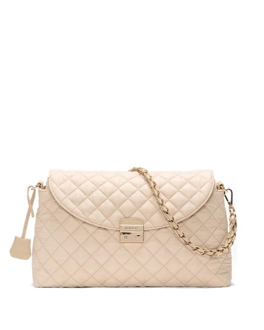 MZ Wallace Natural Crosby Shoulder Bag