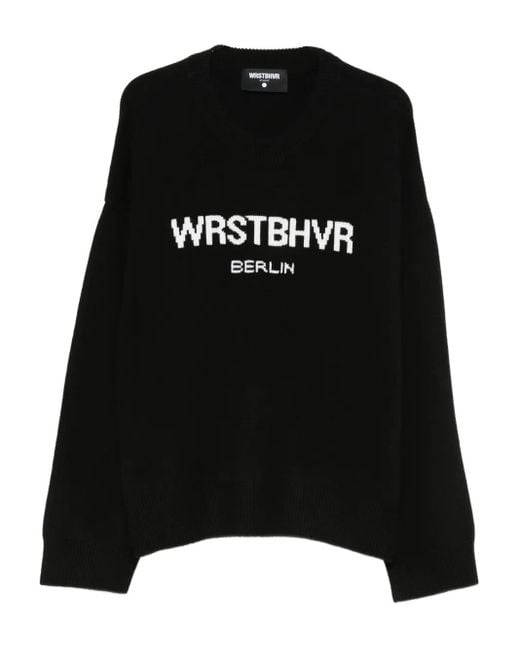 WRSTBHVR Black Eliam Sweater for men