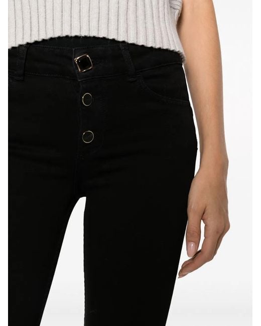 Liu Jo Black Mid-rise Skinny Jeans