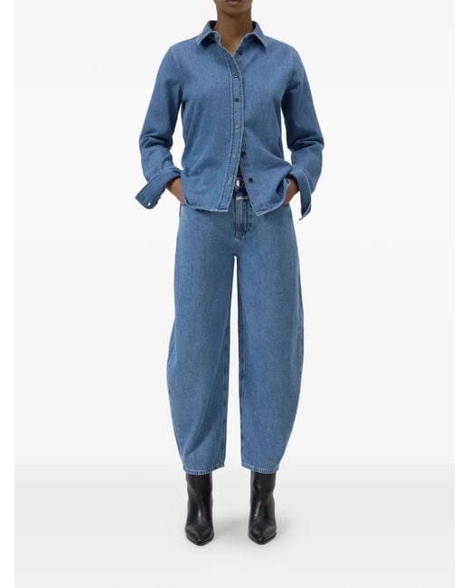 Closed Blue Buttoned Classic Shirt