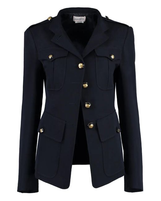 Alexander McQueen シングルジャケット Blue