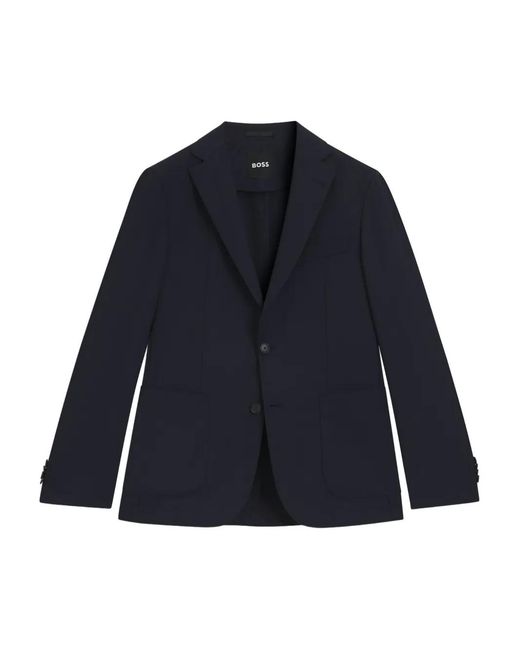 Boss Blue Hanry Buttoned Blazer for men