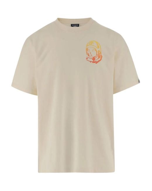 Billionaire White Astronaut-Print Short-Sleeve T-Shirt for men
