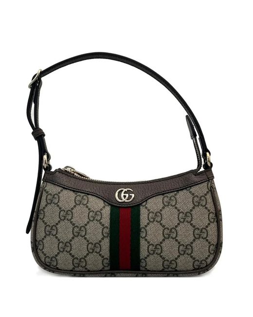 Gucci Black Ophidia Gg Mini Bag