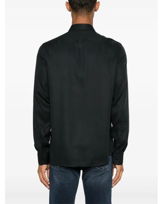 J.Lindeberg Black Slim Comfort Shirt for men