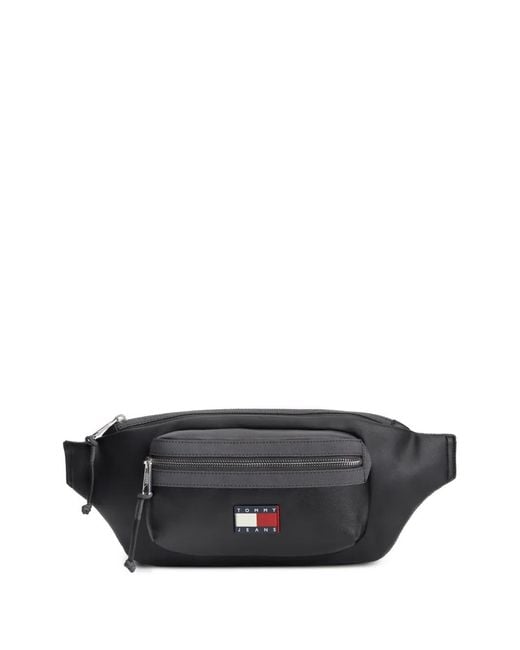 Tommy Hilfiger Gray Logo-Patch Belt Bag for men
