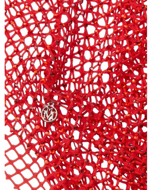 Maison Michel Red Riri Hat