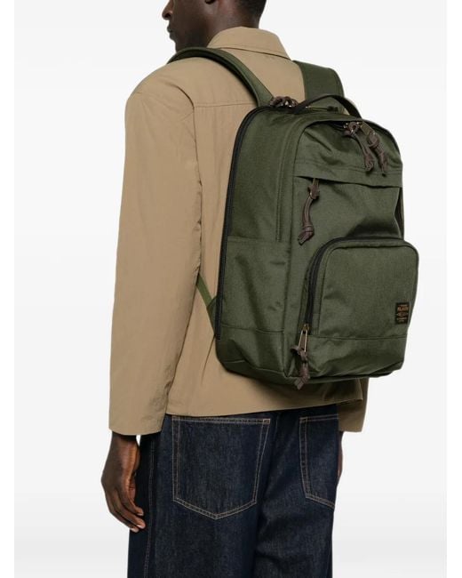 Filson Green Zip-Fastening Backpack for men