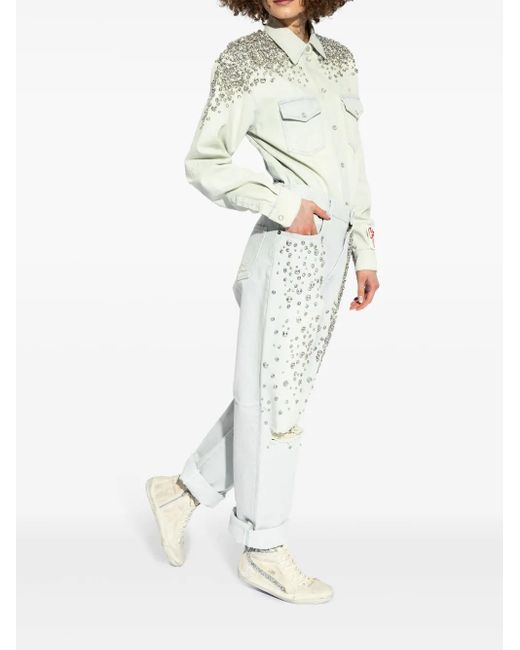 Golden Goose Deluxe Brand White Sneakers