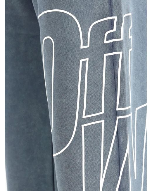 Off-White c/o Virgil Abloh Blue Outline Arrow Track Pants for men