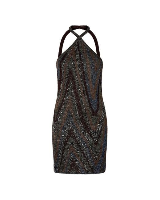 Missoni Black Zigzag-Knit Dress