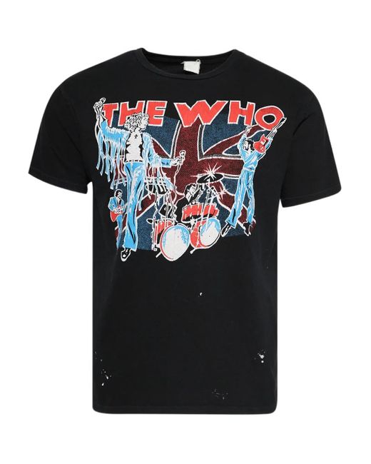 メンズ MadeWorn The Who Tシャツ Black