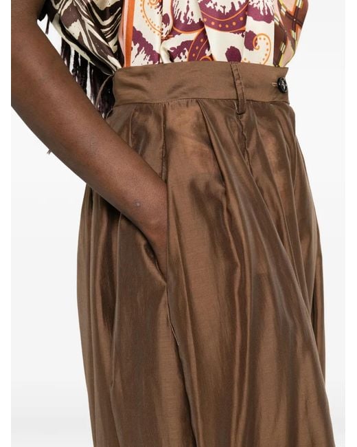 Thelatest Brown Dilan Balloon Trousers