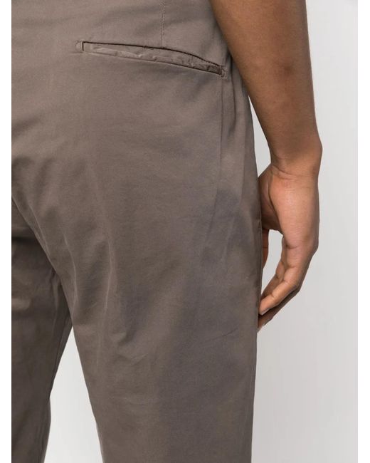 Briglia 1949 Gray Tapered Cotton Chinos for men