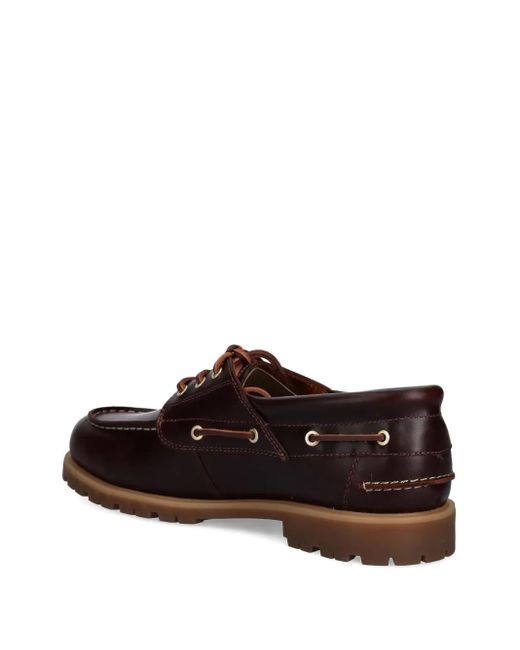 Vagabond Brown Joslyn Leather Boat Shoes