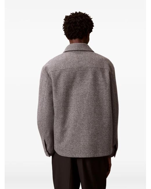 Calvin Klein Gray Surchemise Tech for men