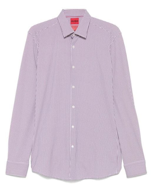 HUGO Purple Printed Shirt for men