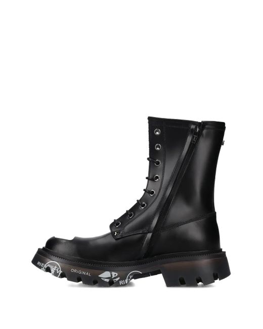 Premiata Black Brixton 461 Lace-Up Boots