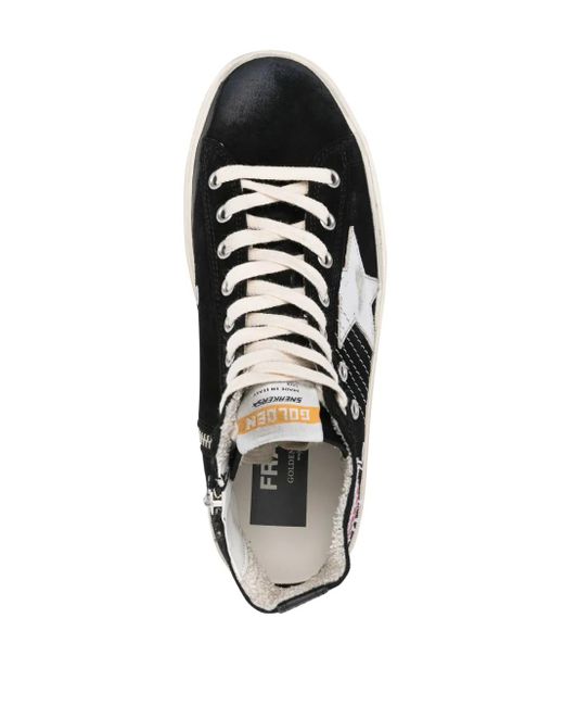 Golden Goose Deluxe Brand Black Francy Suede Sneakers