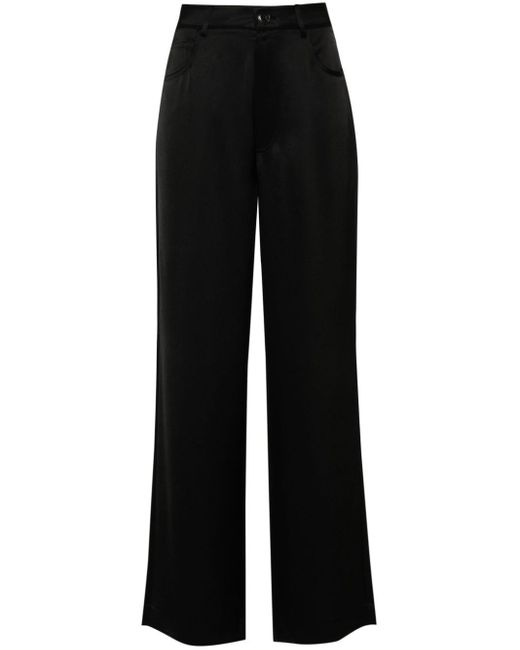 Pantalon Josine à coupe ample Nanushka en coloris Black