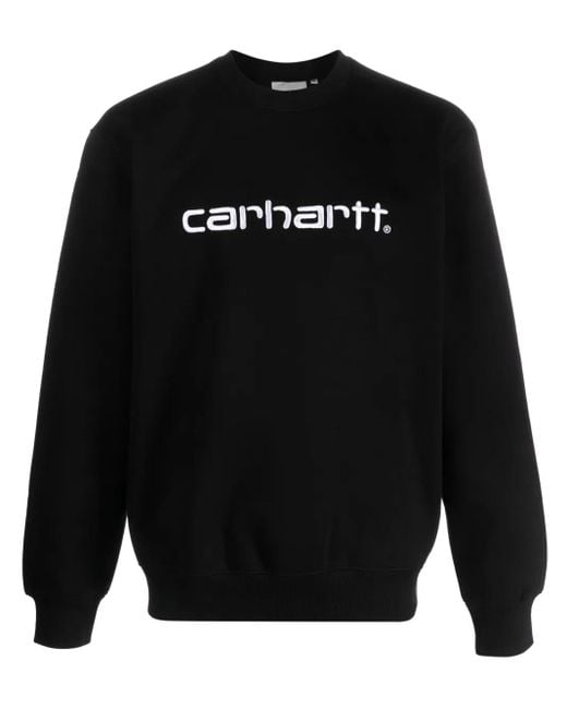 Carhartt Sweatshirt Mit Logo-Stickerei in Black für Herren