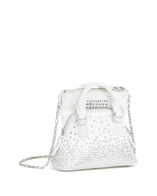 メンズ Maison Margiela 5ac Cinema Inferno Baby ショルダーバッグ White